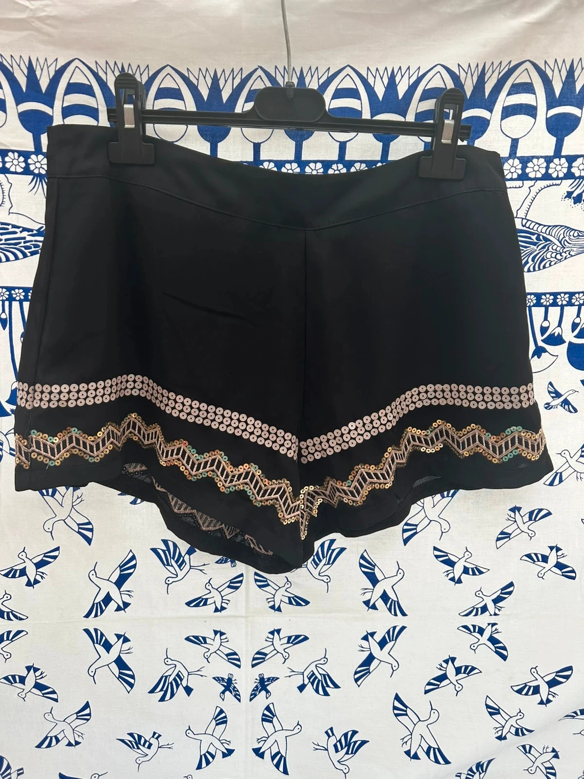 Short fluide XL/42 B&K style neuf femme noir